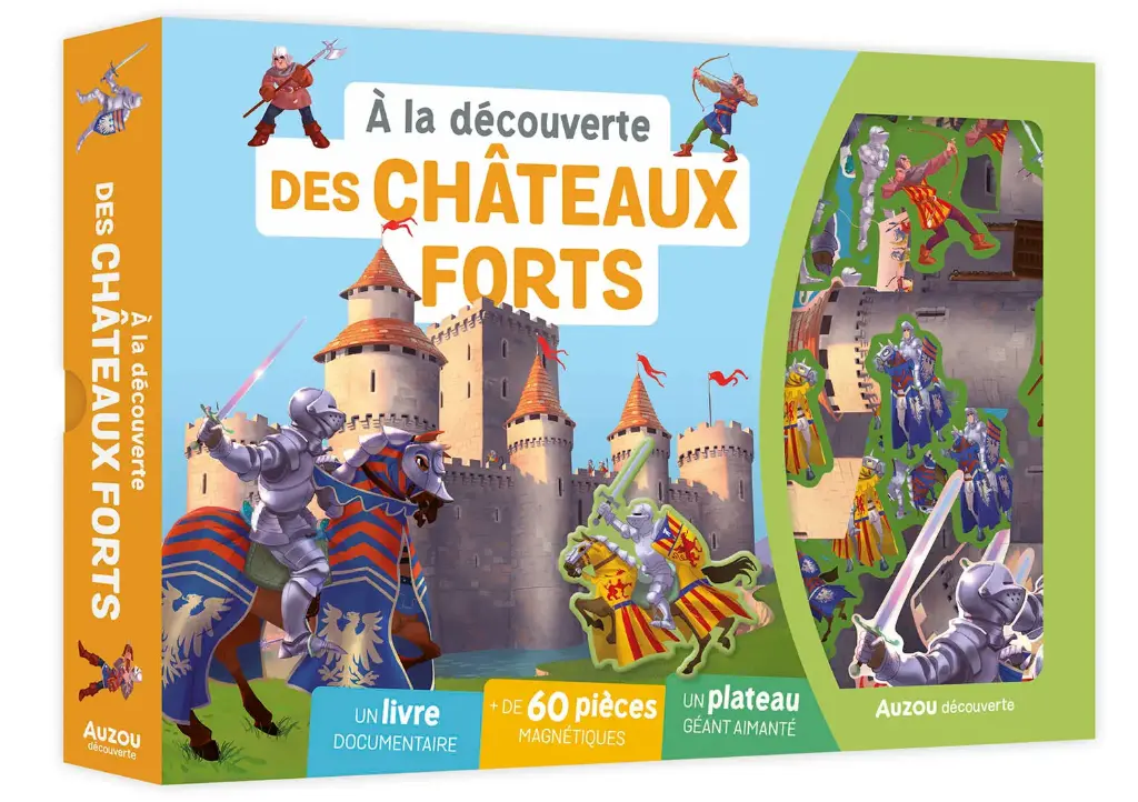 Auzou- A la découverte des châteaux forts - 5 ans +