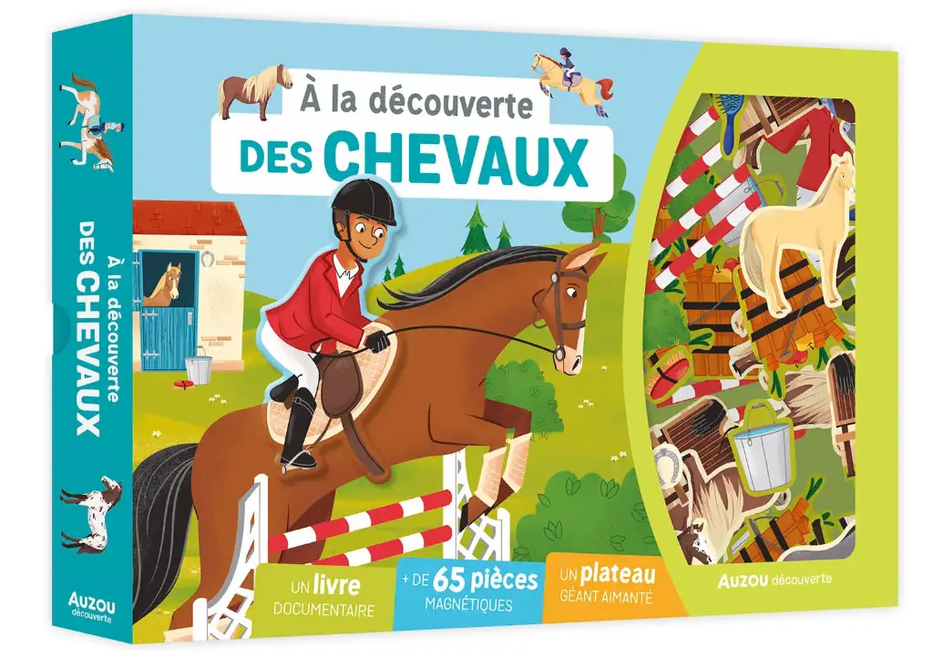 Auzou- A la découverte des cheveaux - 5 ans +