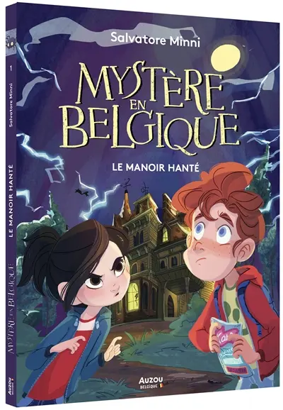 Auzou - Roman - Mystère en Belgique - Le manoir hanté - 9 ans +