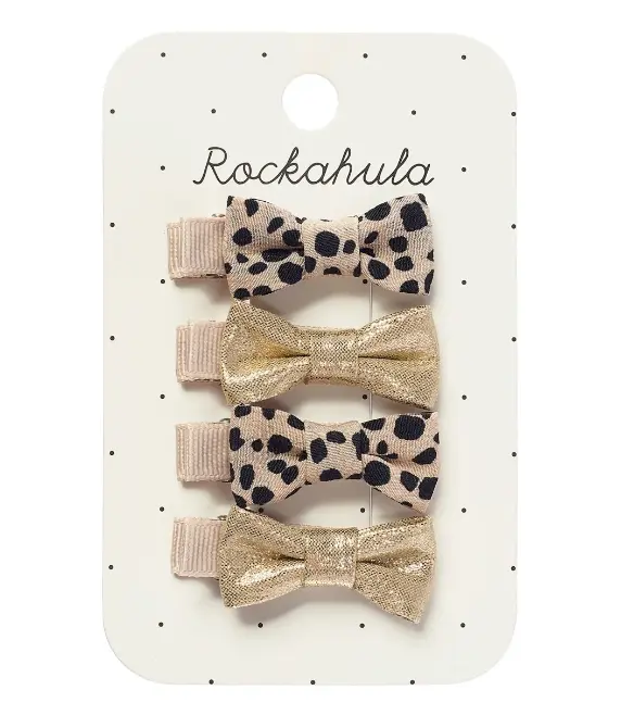 Rockahula - Lot de 4 pinces à cheveux - Leopard Shimmer