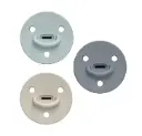 Elhée - Sucette "ChooChoo" 0-6 mois | Extra-Fine - Pack de 3 - Buddy