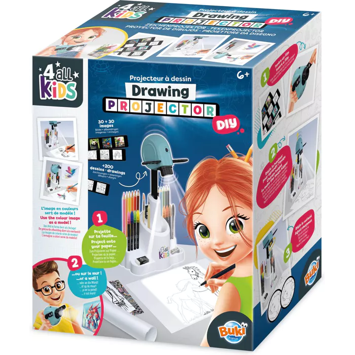 Buki - 4 All Kids - Projecteur à dessin 