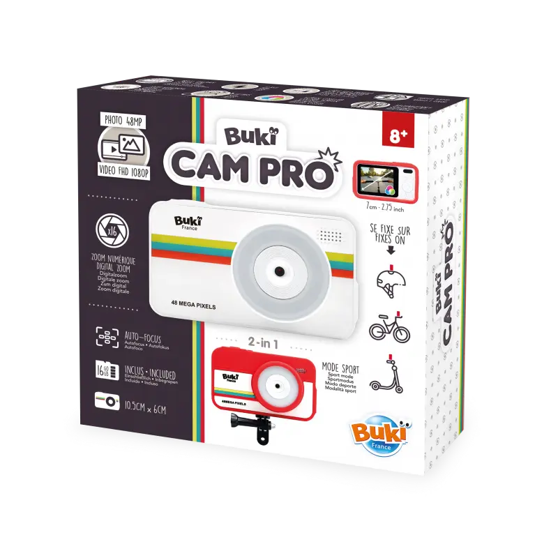 Buki - Cam pro 2 en 1 