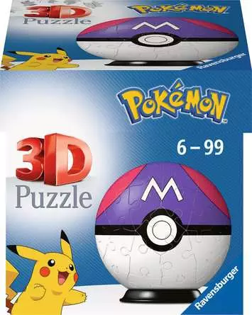Ravensburger - Puzzle 3D Pokémon - Master ball  