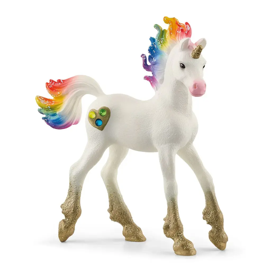 Schleich - Poulain licorne arc-en-ciel 
