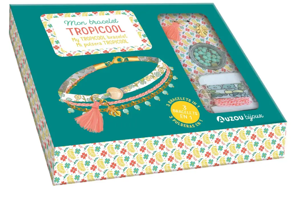 Auzou Bijoux - Mon Superbe Bijou - Mon bracelet tropicool - 6 ans +