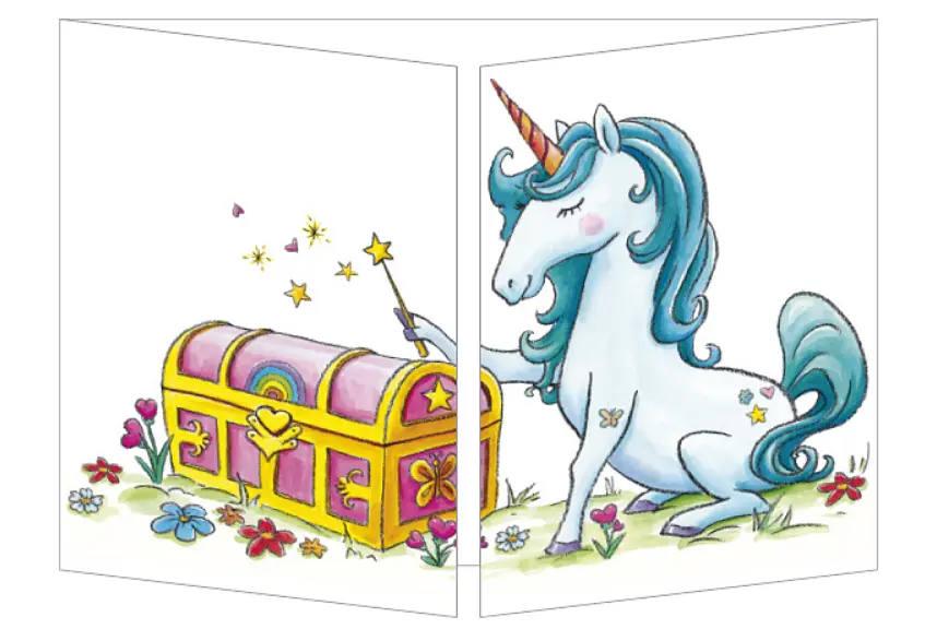 Sophie Turrel - Carte anniversaire - Le Trésor