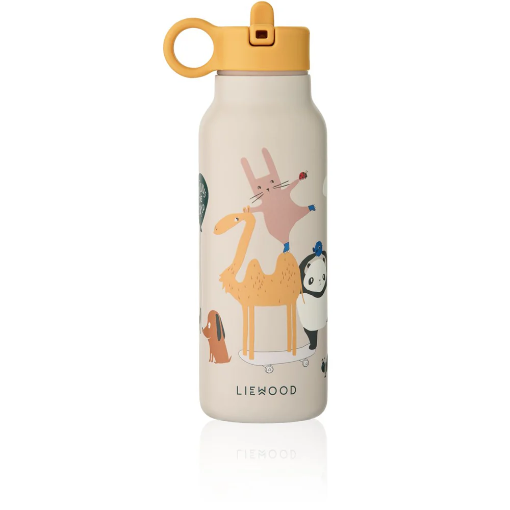 Liewood - Gourde 350 ml - Around the world / Sandy