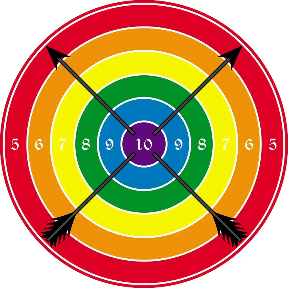 VAH - Cible ronde pour flèche 