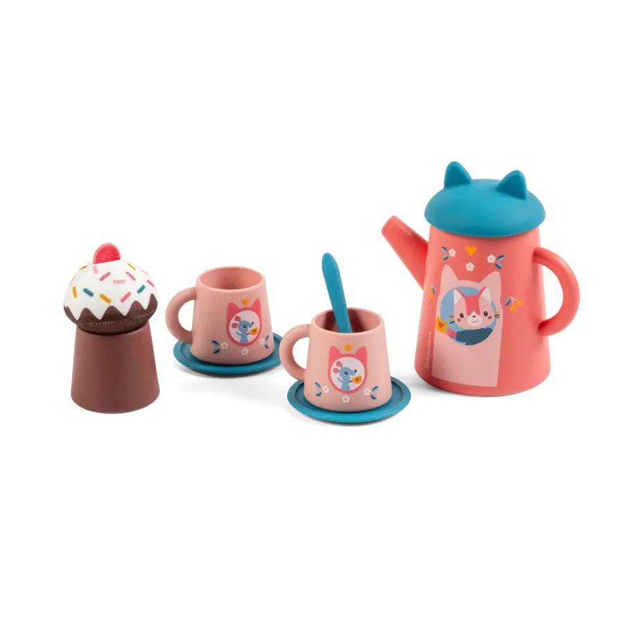 Lilliputiens - Set de thé pour le bain - Jeanne le chat 