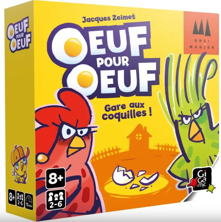 Gigamic - Oeuf pour Oeuf - 8 ans +