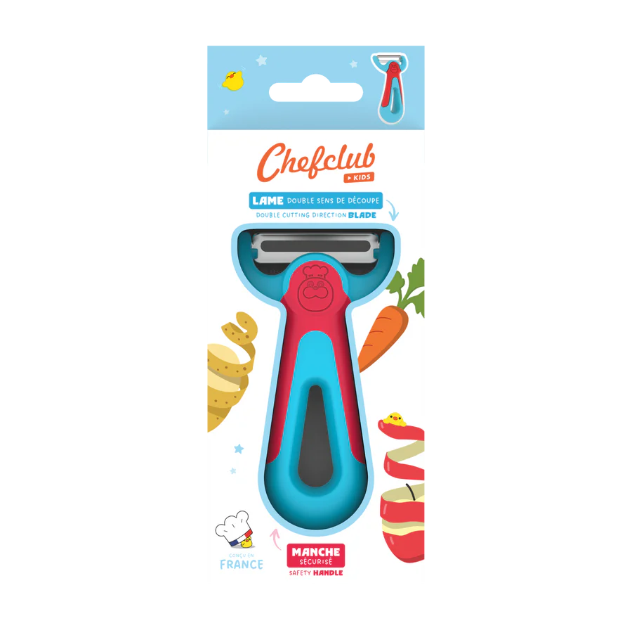 Chefclub Kids - Eplucheur bleu & rouge