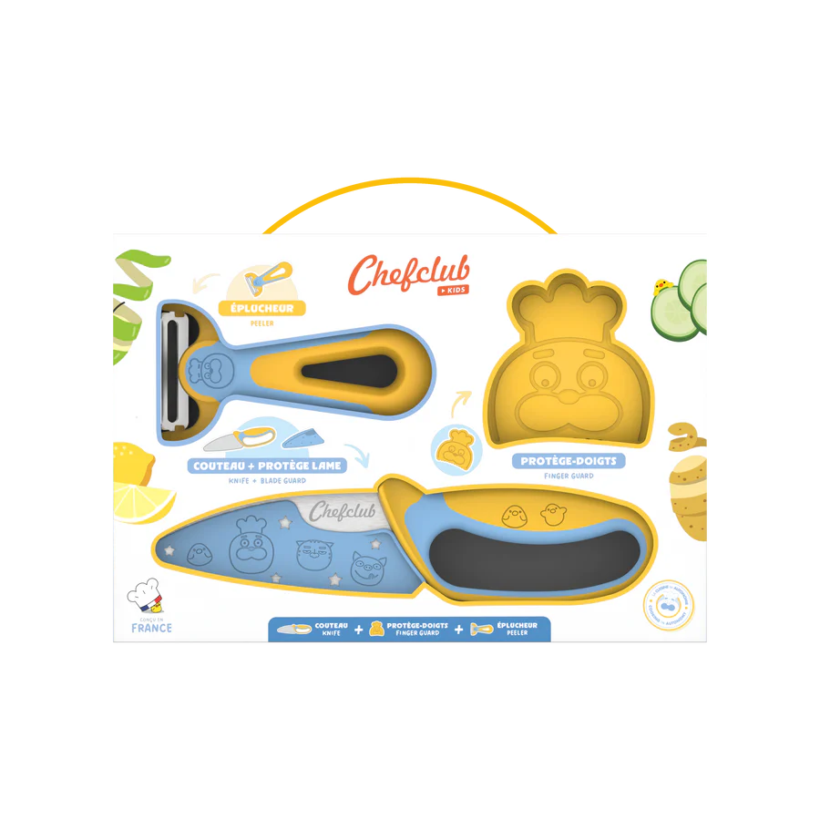 Chefclub Kids - Coffret Couteau & Eplucheur