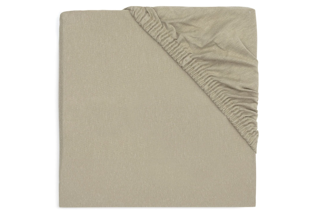 Jollein - Drap-housse Jersey 60x120cm - Olive Green