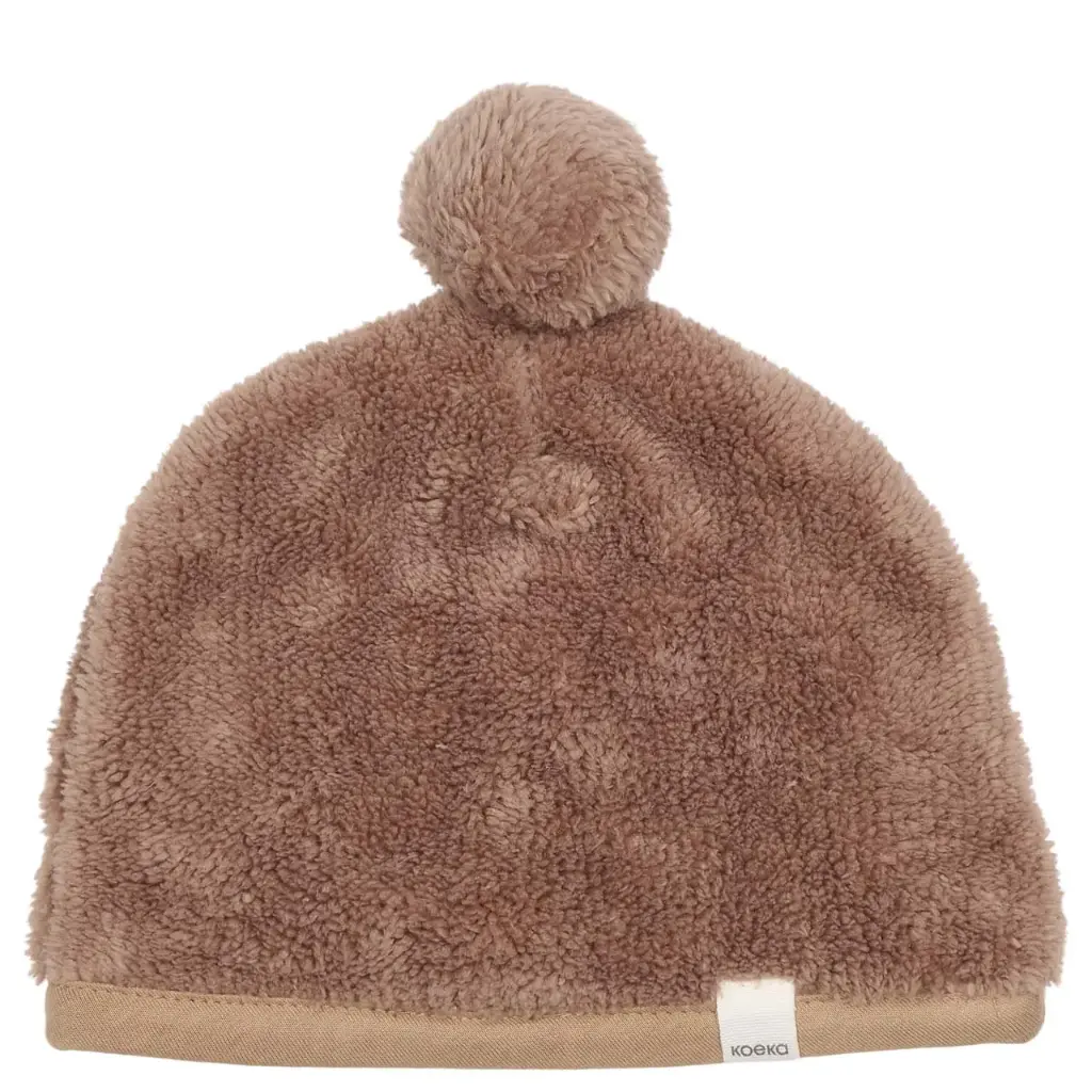 Koeka - Bonnet bébé Malmo pebble - caffe