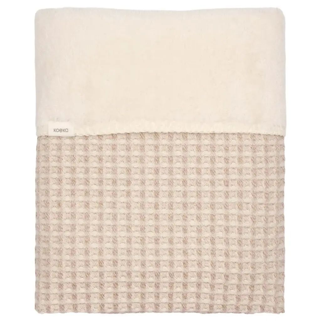 Koeka - Couverture berceau - teddy Oslo crumble