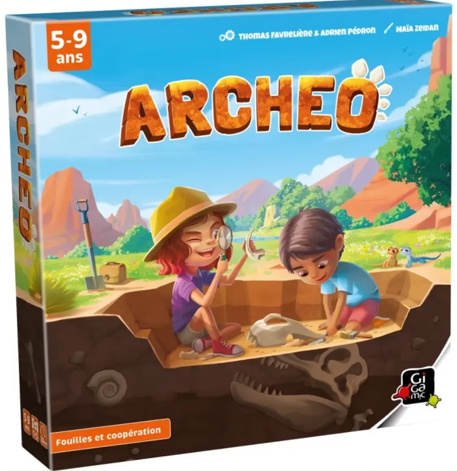 Gigamic - Jeu Fouille et Coopération - Archéo