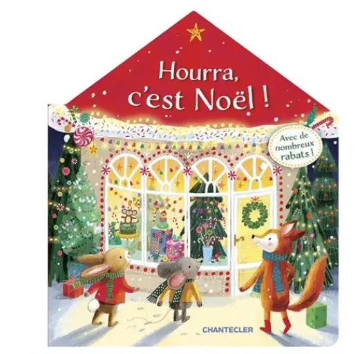 Chantecler - Livre Cartonné - Hourra c'est noël