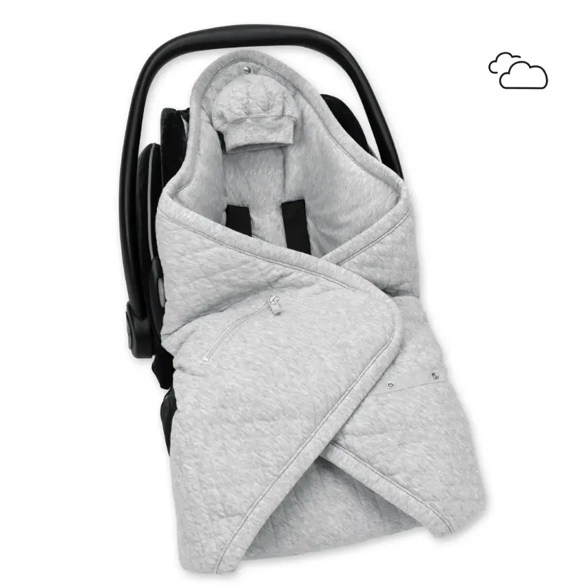 Bemini - Nid d'ange Biside Quilted + pady jersey - Regular - Mix Grey