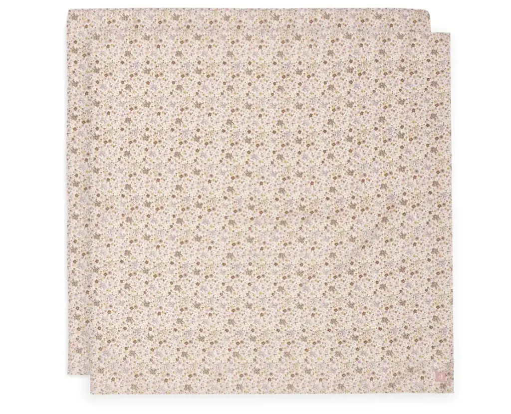 Jollein - Lange gaze de coton 115x115cm - Flower Fairies - 2 Unités
