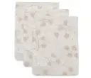 Jollein - Gant de Toilette Gaze de Coton - Leafy Dreams - 3 Unités
