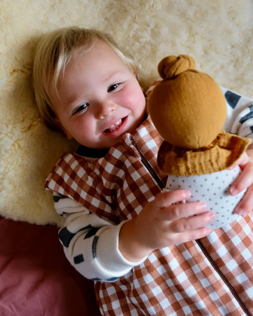 Tante Reine - Gigoteuse à pied hiver - Vichy - 2/4 ans 