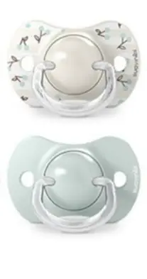 Suavinex - Lot de 2 tututes physiologiques tétine SX Pro 0-6 mois - Birdies vert