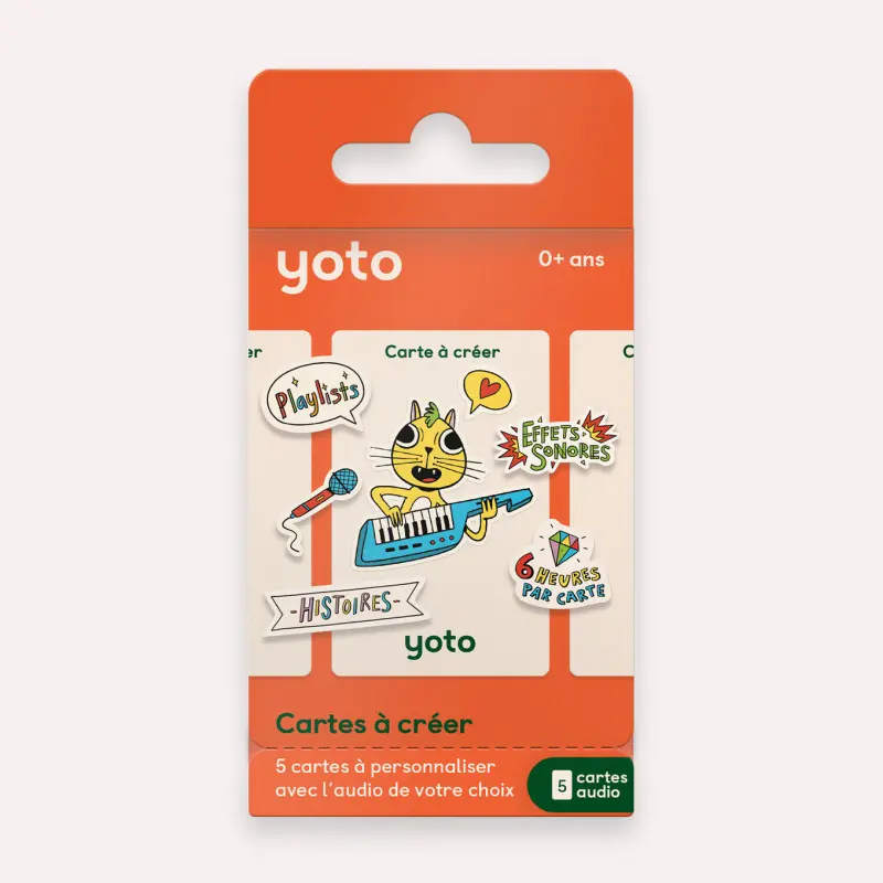 Yoto - Cartes à créer (pack de 5)