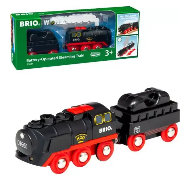 Brio - Locomotive à piles à vapeur - 3 ans + 