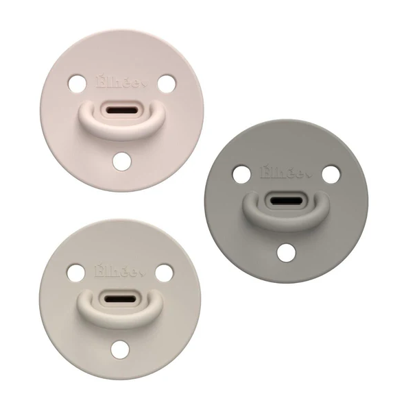 Elhée - Sucette "ChooChoo" 6-18 mois | Extra-Fine - Pack de 3 - Besty