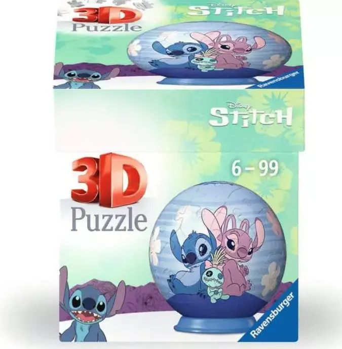Ravensburger - Puzzle 3D Stitch & Angel 