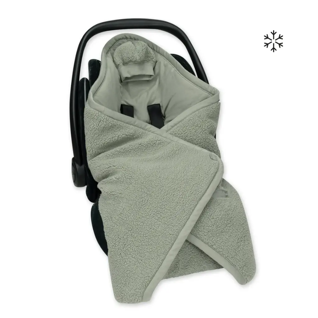 Bemini – Nid d’ange Biside – 0-12m – Pady teddy + jersey - Kaki