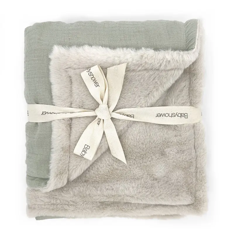 Babyshower - Couverture Polaire Large - Dune Powder