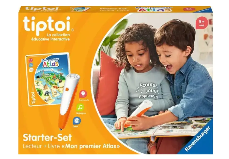 Ravensburger - tiptoi® - Starter set "Mon premier Atlas" - 5 ans +
