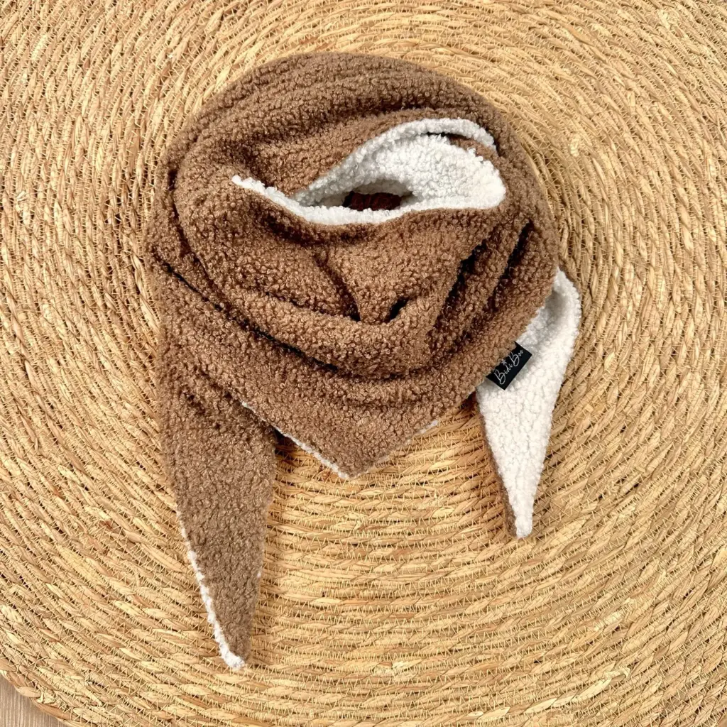 BidiBoo - Foulard à nouer - Bouclette moka