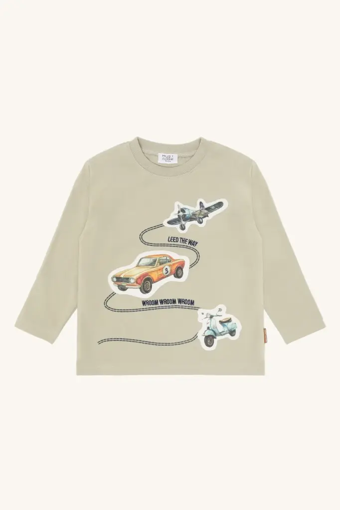 Hust & Claire - T-shirt manches longues - Anton Retro Road