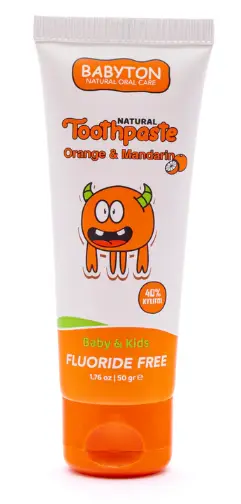 Babyton - Dentifrice Naturel - Arôme orange et mandarine