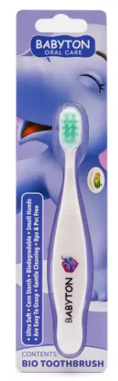 Babyton - Brosse à dents Bio - Eléphant