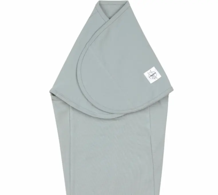 Lassig - Couverture d'emmaillotage GOTS - vert pâle