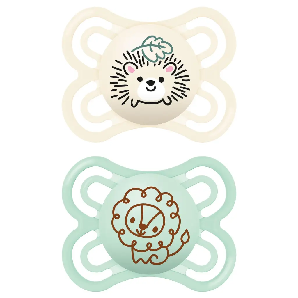 Mam - Tétine supreme - 0 - 6 mois - Hérisson et lion 