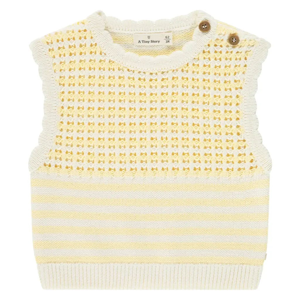 A Tiny Story - T-Shirt Manches Courtes Fille - Buttercup