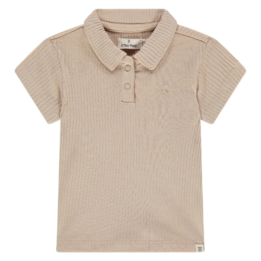 A Tiny Story - T-Shirt courtes manches Polo - Nougat