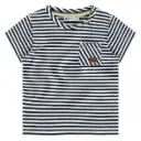 Babyface - T-Shirt Manches Courtes Garçon Ligné- Heavy Blue