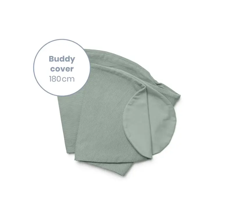 Doomoo - Housse pour Coussin d'Allaitement - Buddy - Corduroy Green