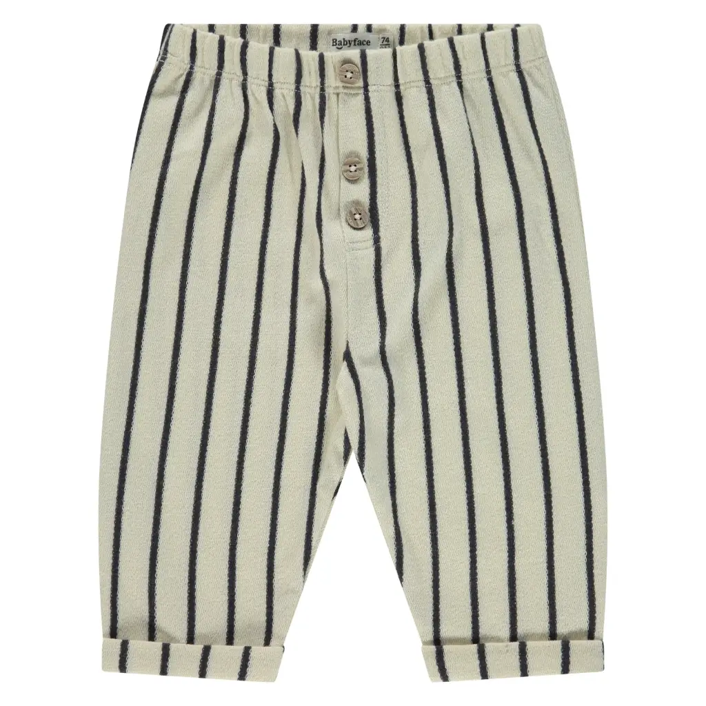 Babyface - Pantalon garçon ligné - Off-white