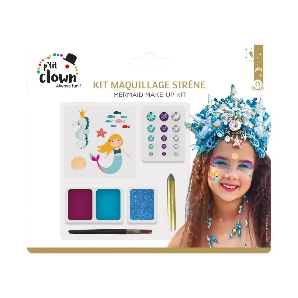 P'tit Clown - Kit de maquillage - Sirène