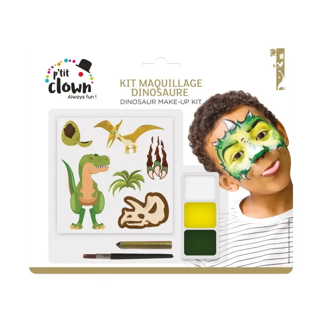 P'tit Clown - Kit de maquillage - Dinosaure