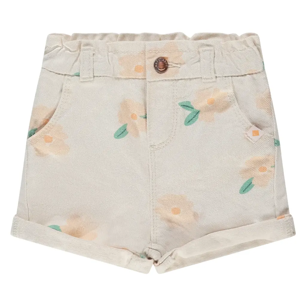 Babyface - Short Fille - Fleurs - Ivory