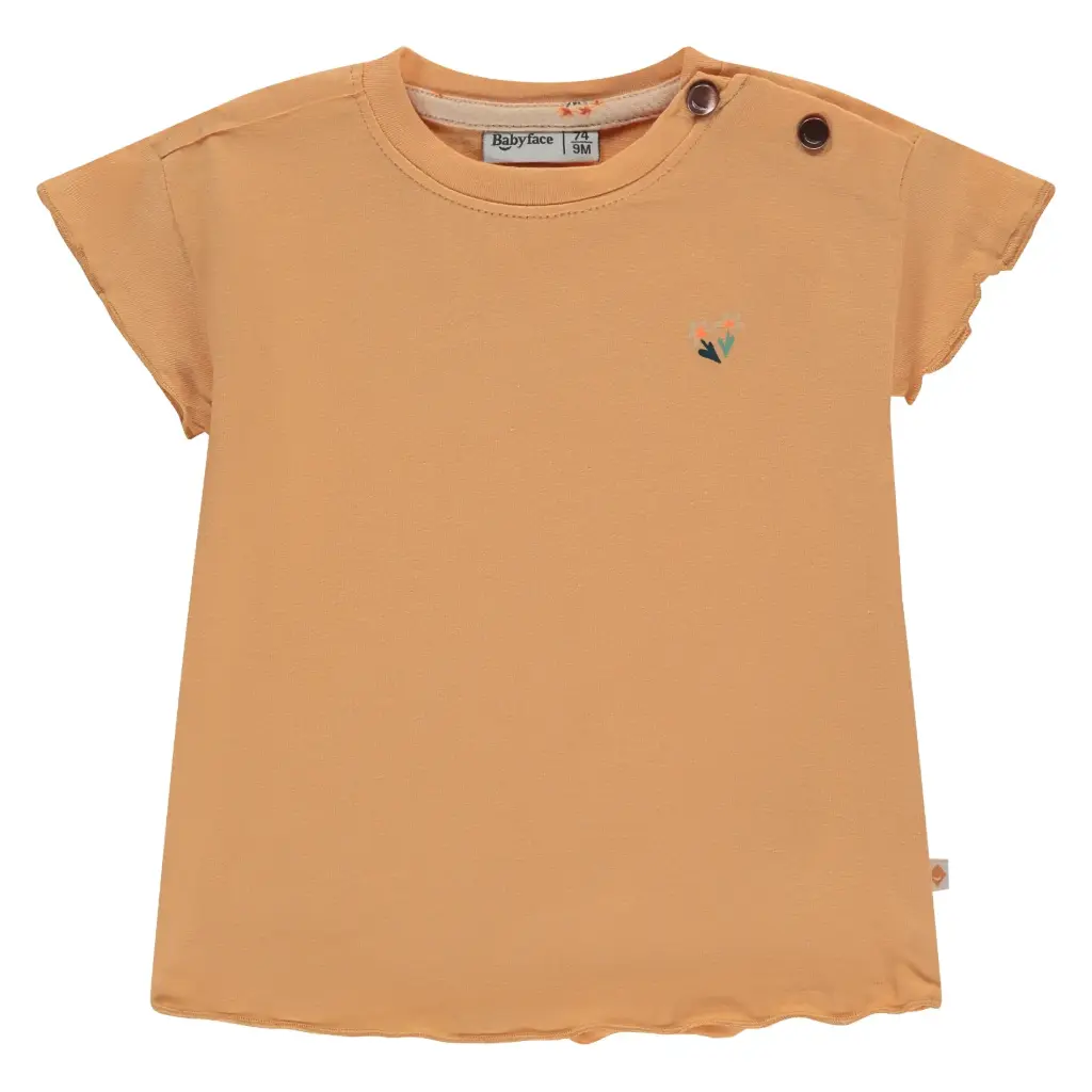 Babyface - T-shirt fille à courtes manches - Dusty Orange