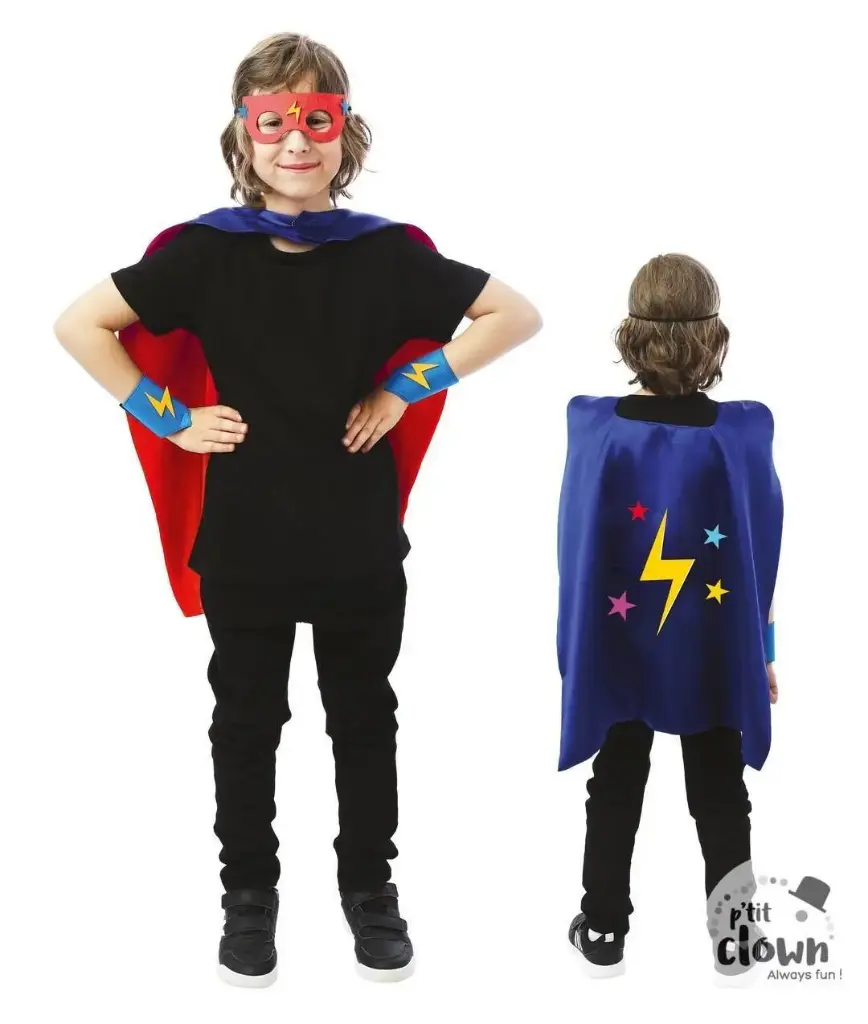 P'tit Clown - Set Super Héros (taille unique) 